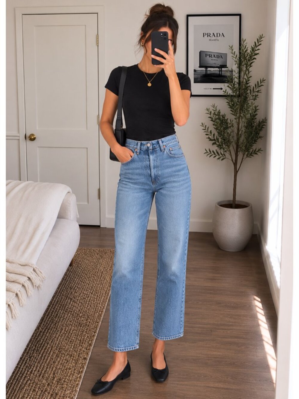 Levi's Premium Ribcage Straight Ankle Jeans 30 Fits 28x27 Dance Around $110